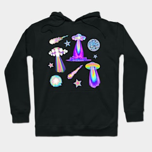 holographic UFO Hoodie